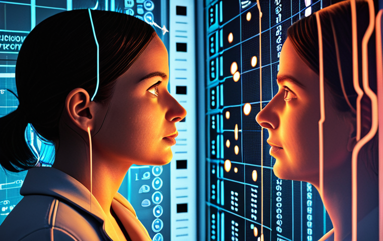 **Prompt:** A detailed digital illustration of social listening in action: A central figure (representing a marketer or AI) is intently analyzing a complex, multi-layered visualization of online conversations. Subtle emotional cues, nuanced language, and hidden meanings are highlighted within floating text bubbles and social media icons, indicating the detection of latent customer needs and subtle signals. The scene should convey deep insight and understanding, with glowing data streams converging towards the figure. Realistic, high-tech, detailed, warm and cool tones.